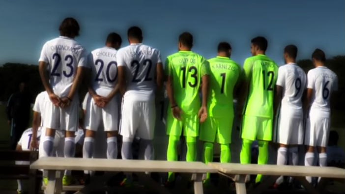 To video από τη φωτογράφιση της νέας&nbsp;Εθνικής