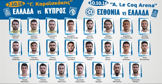 Αυτούς κάλεσε ο Σκίμπε για τα ματς του&nbsp;Οκτωβρίου