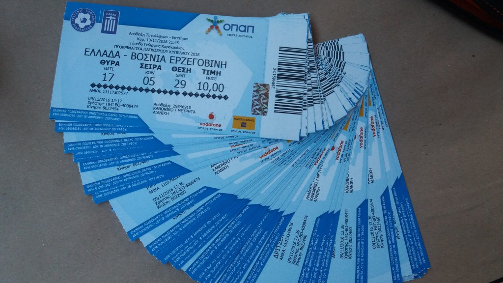 Περίπου 8.000 εισιτήρια έχουν προπωληθεί ήδη με&nbsp;Βοσνία